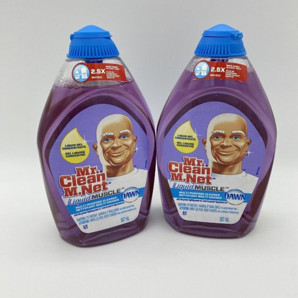 2X New Mr Clean Liquid Muscle Concentrate Multi Purpose Cleaner Dawn 887 ml - Picture 1 of 4
